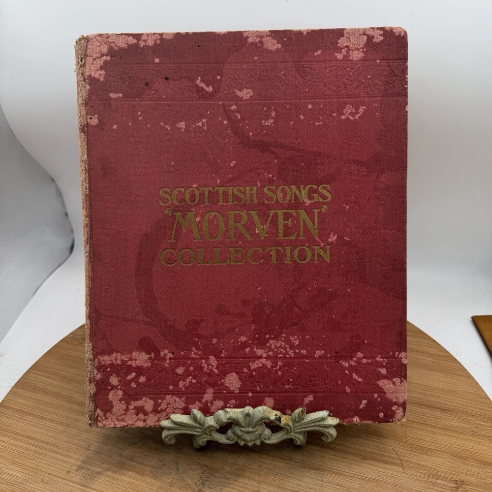 Vintage Morven Collection of Scottish Song Sheet Music Book Mozart Allan C 1915